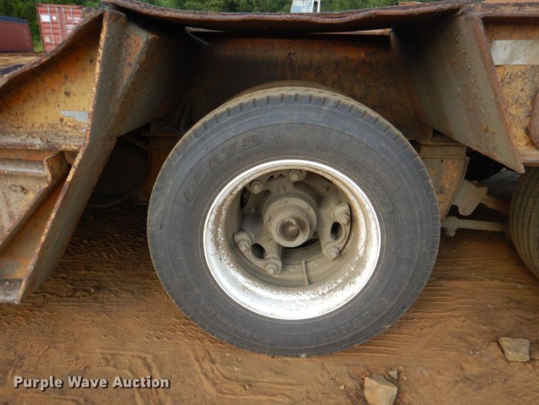 image for item DP4043 1978 Hercules 50DLB-F  lowboy equipment trailer