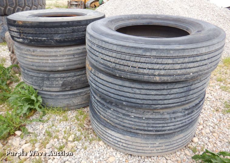 image for item DP4183 (8) 11R24.5 tires