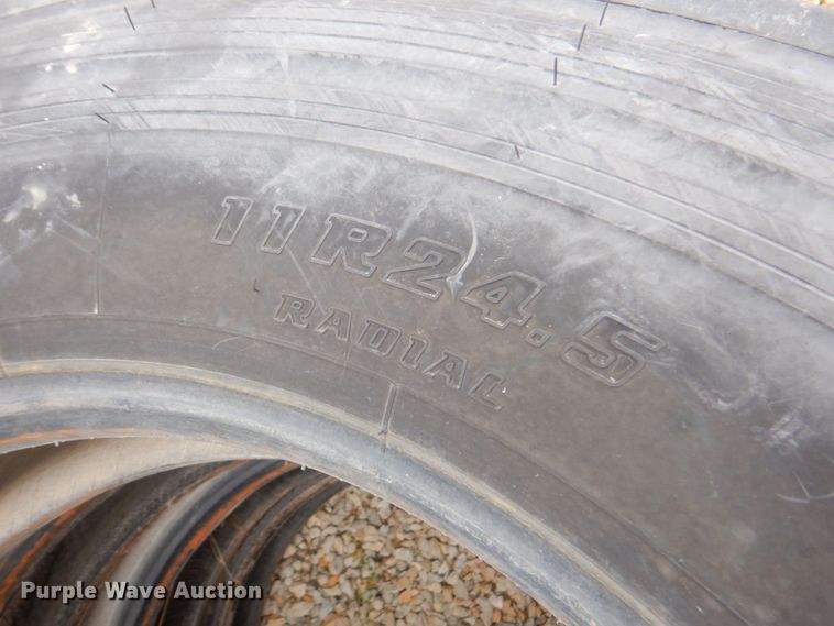 image for item DP4183 (8) 11R24.5 tires