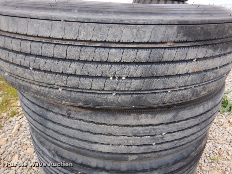 image for item DP4183 (8) 11R24.5 tires