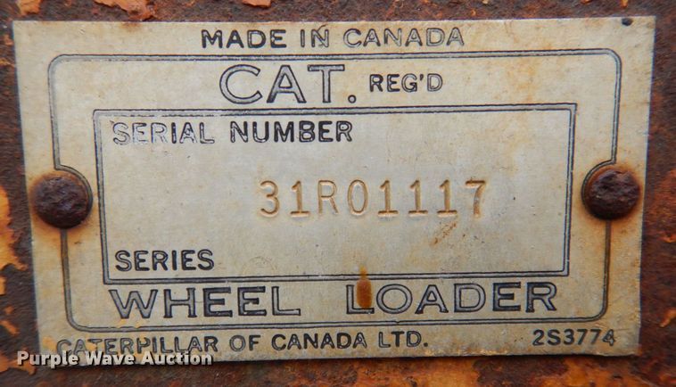 image for item DP5536 1983 Caterpillar 950B  wheel loader