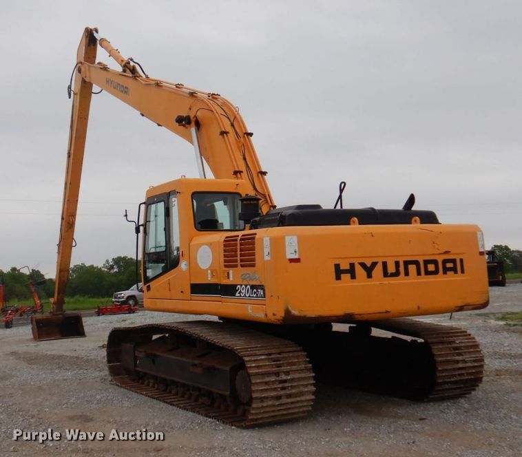 image for item DP5539 2007 Hyundai Robex 290LC-7A  long reach excavator