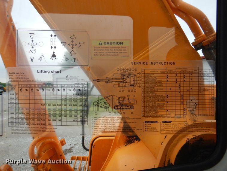 image for item DP5539 2007 Hyundai Robex 290LC-7A  long reach excavator