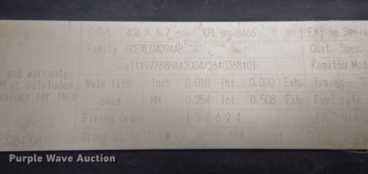 image for item DP5539 2007 Hyundai Robex 290LC-7A  long reach excavator