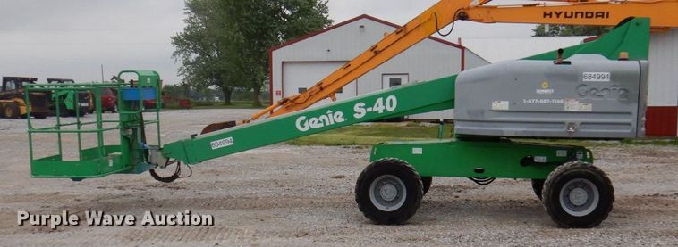 image for item DP5540 2014 Genie S40  boom lift
