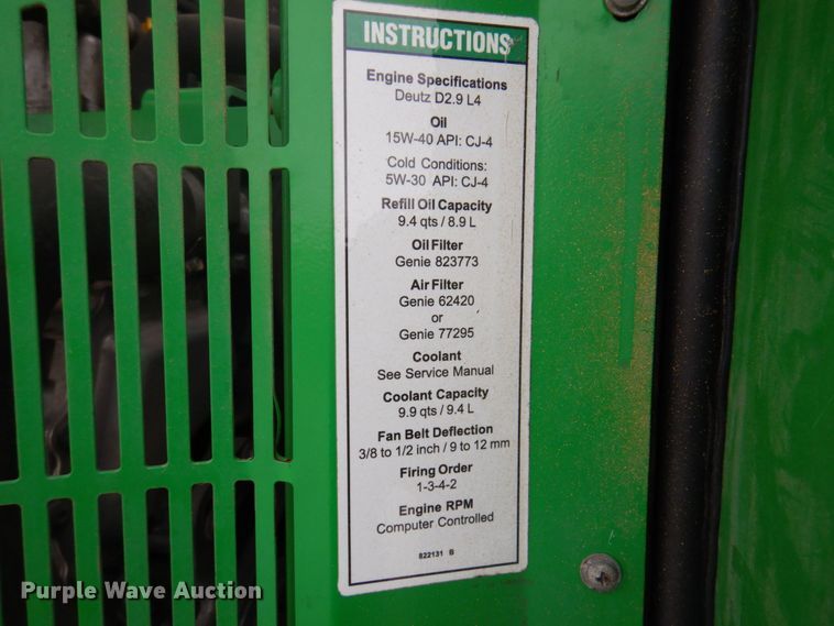 image for item DP5540 2014 Genie S40  boom lift