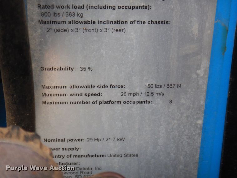 image for item DP5541 2013 Genie GS-4069  scissor lift