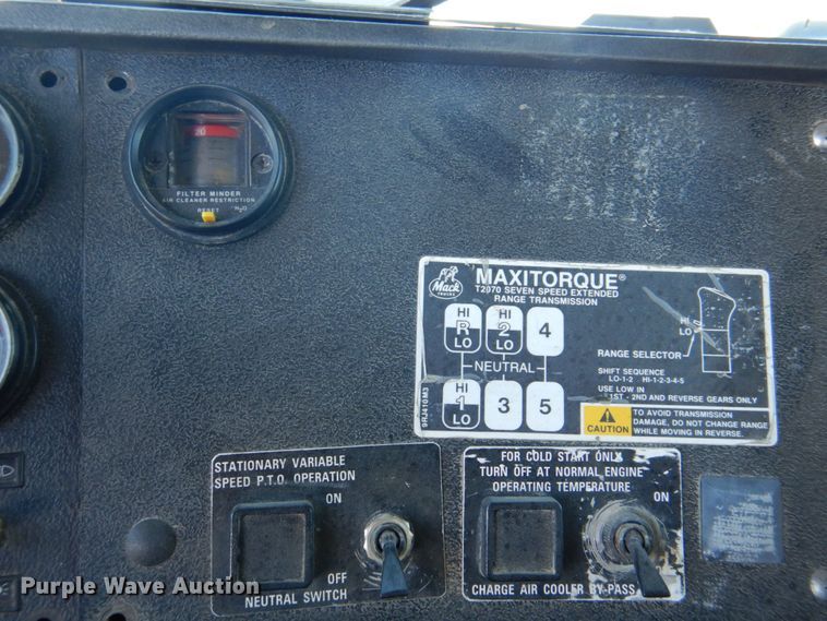 image for item DS8039 1995 Mack RD690S dump truck