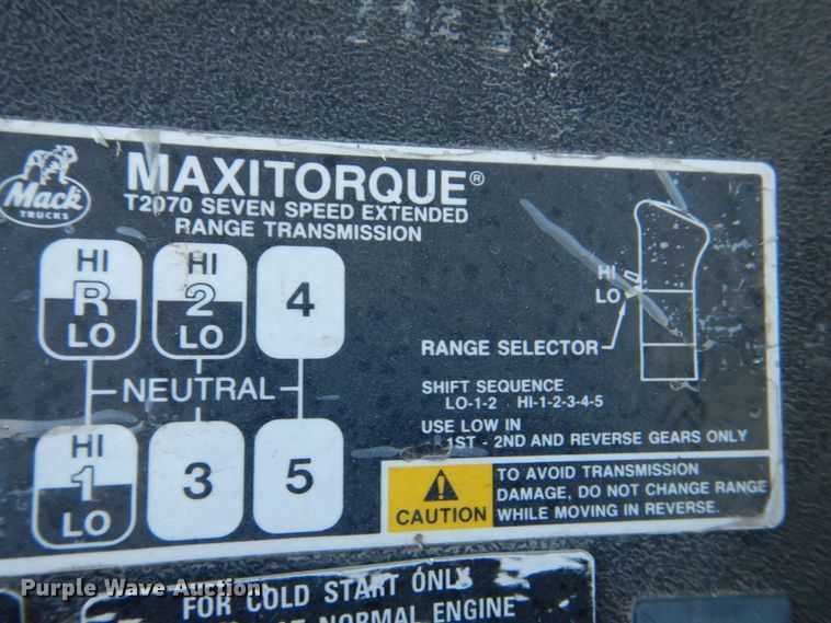 image for item DS8039 1995 Mack RD690S dump truck