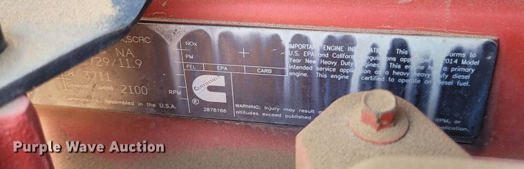 image for item FC9155 2015 Kenworth T800  hydrovac truck