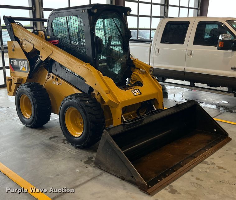 image for item HL9079 2018 Caterpillar 272D2  skid steer loader