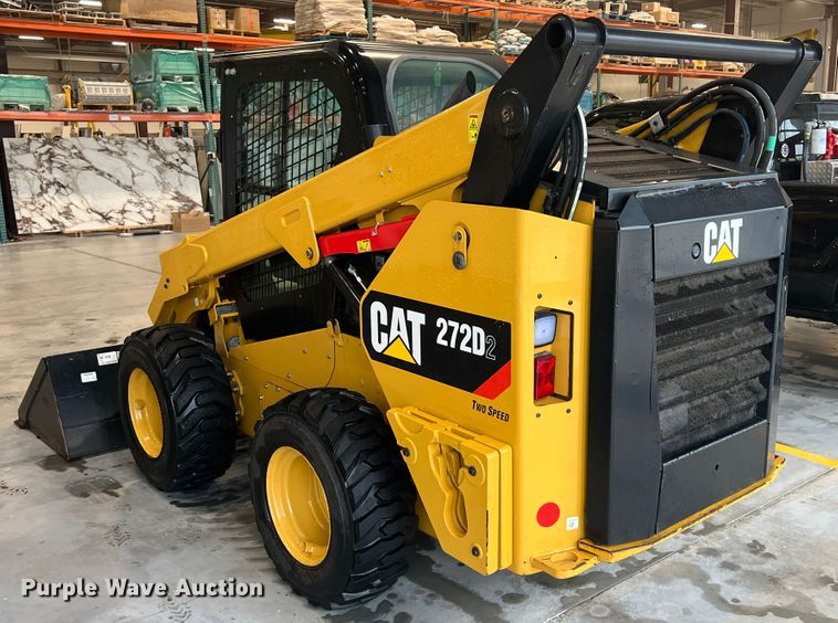 image for item HL9079 2018 Caterpillar 272D2  skid steer loader
