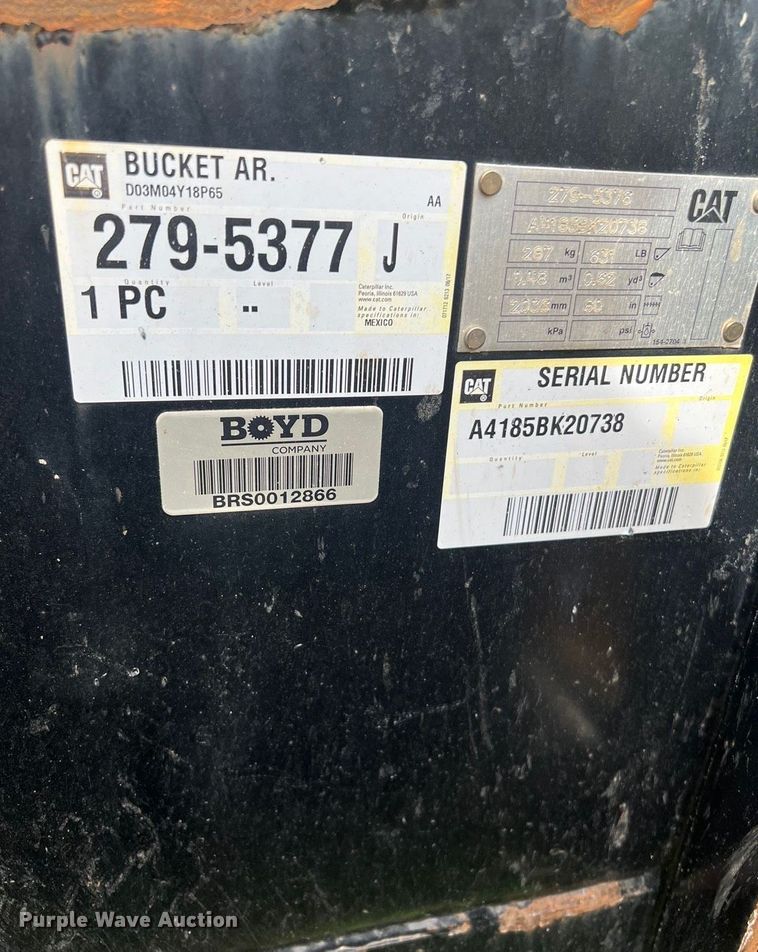 image for item HL9079 2018 Caterpillar 272D2  skid steer loader