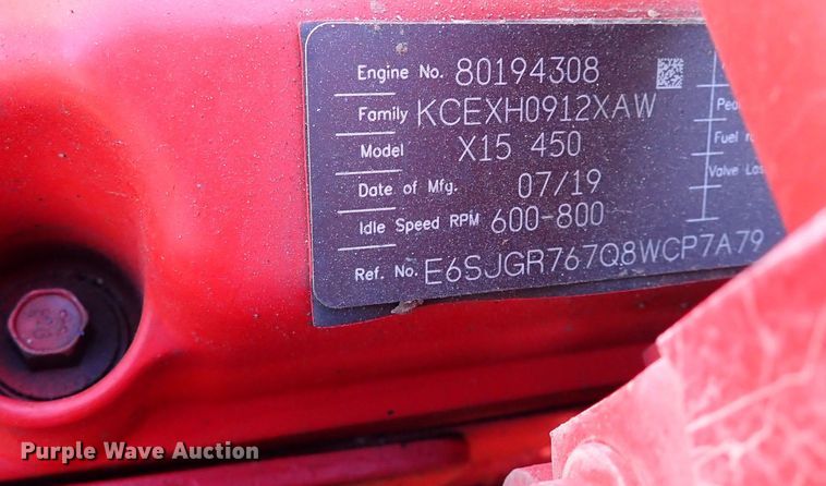 image for item IS9465 2020 Kenworth T880  dump truck