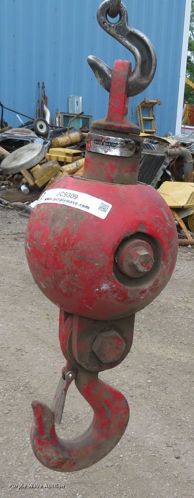 image for item JC9309 DRH Johnson 7EE  crane ball and hook