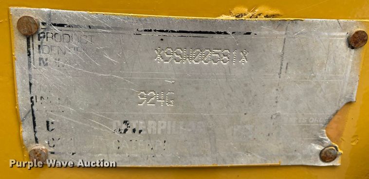 image for item JC9868 1999 Caterpillar 924G  wheel loader