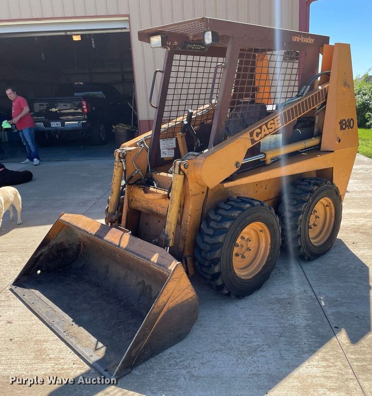 image for item JC9879 1992 Case 1840  skid steer loader