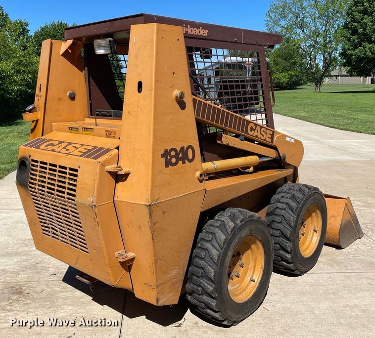 image for item JC9879 1992 Case 1840  skid steer loader