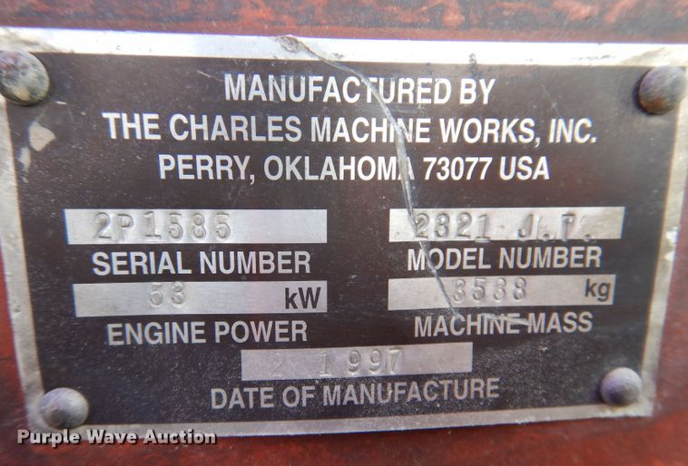 image for item JH9752 1997 Ditch Witch JT2321  directional boring unit