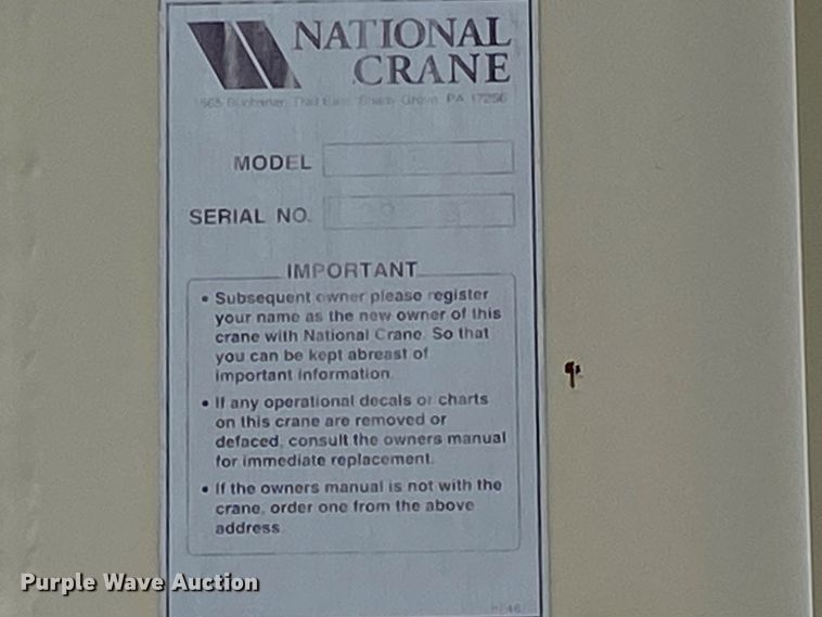 image for item JU9233 2008 Freightliner Business Class M2  crane truck