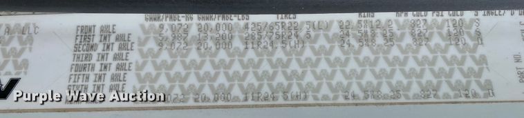 image for item JU9235 2011 Western Star 4900FA  crane truck