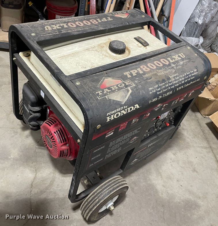 image for item JX9829 Tahoe TPI8000LXU  generator