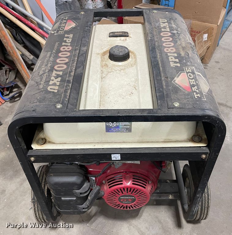 image for item JX9829 Tahoe TPI8000LXU  generator