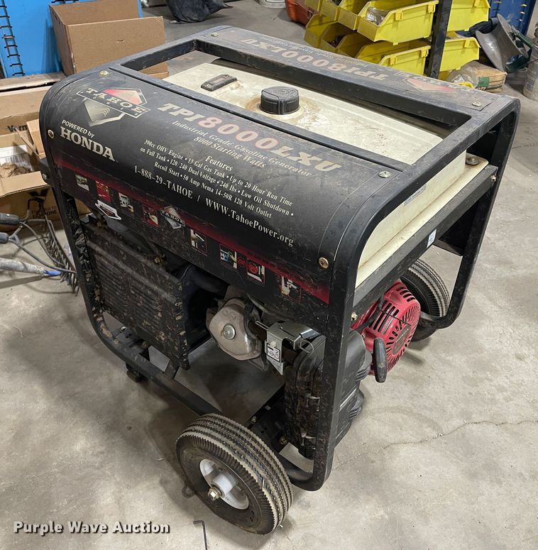 image for item JX9829 Tahoe TPI8000LXU  generator