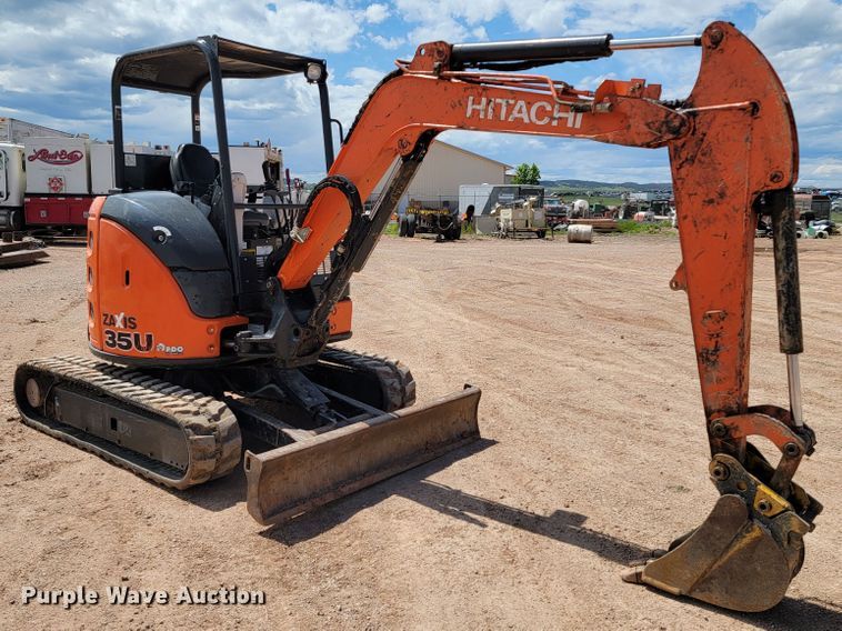 image for item KA9317 Hitachi ZX35U-5N  mini excavator