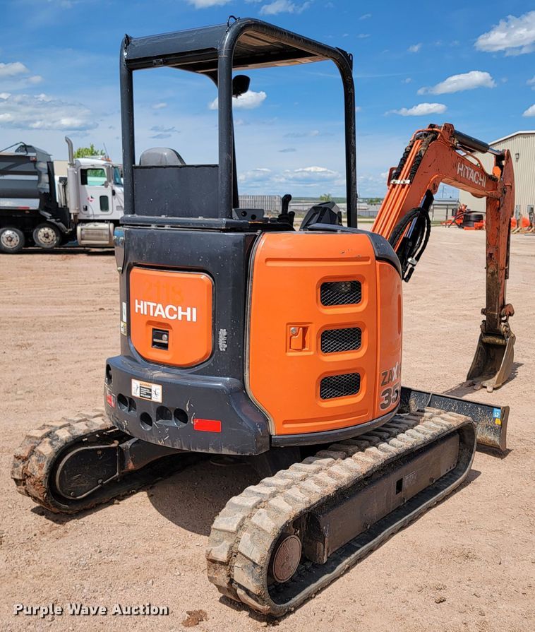 image for item KA9317 Hitachi ZX35U-5N  mini excavator