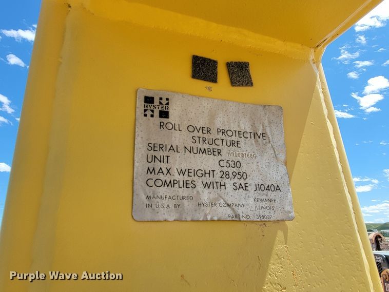 image for item KA9319 Hyster C530A  pneumatic roller