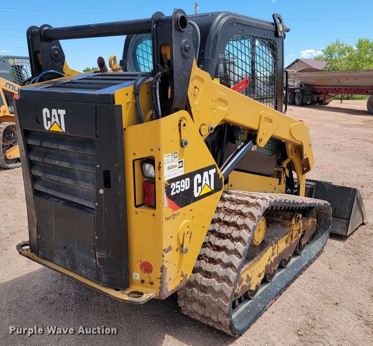 image for item KA9321 2014 Caterpillar 259D  tracked skid steer loader