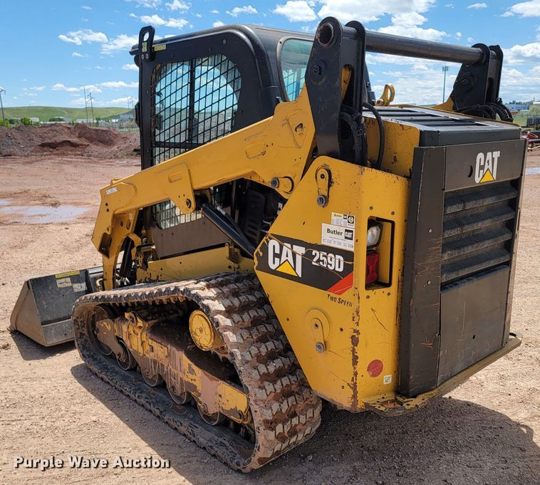 image for item KA9321 2014 Caterpillar 259D  tracked skid steer loader