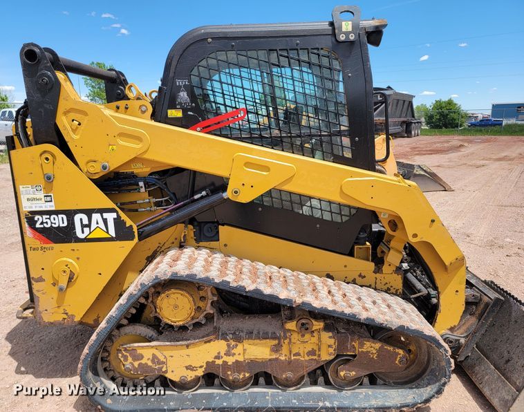 image for item KA9321 2014 Caterpillar 259D  tracked skid steer loader