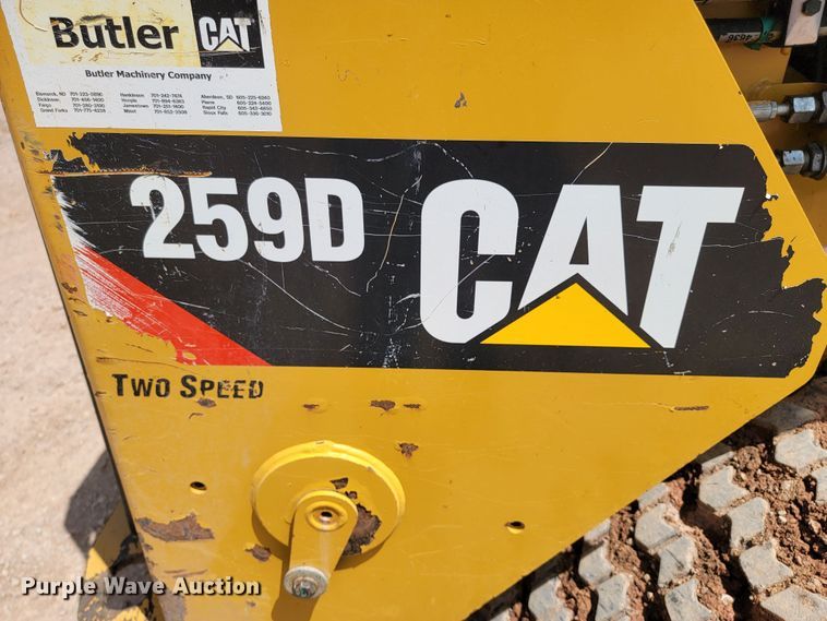 image for item KA9321 2014 Caterpillar 259D  tracked skid steer loader
