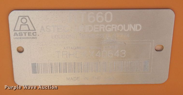 image for item KA9324 2006 Astec RT660  trencher