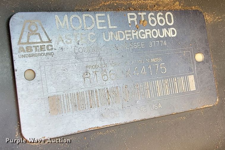 image for item KA9324 2006 Astec RT660  trencher