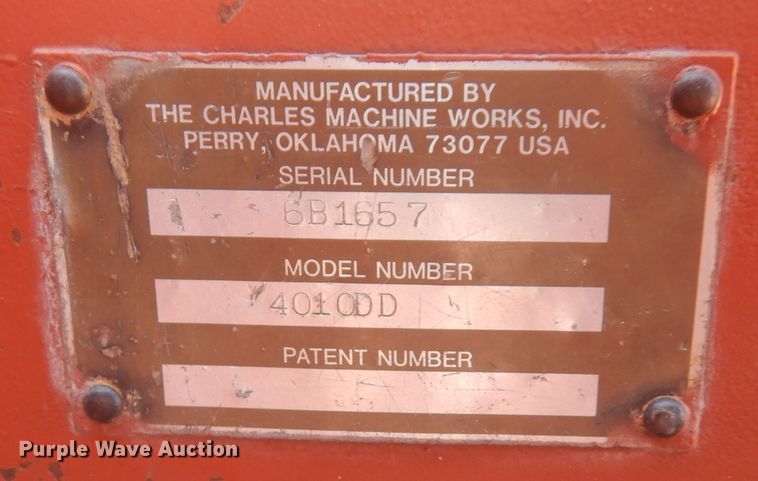 image for item KA9326 1985 Ditch Witch 4010  trencher