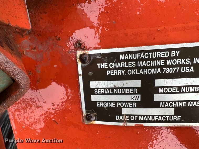 image for item KC9983 Ditch Witch VP110  vibratory cable plow