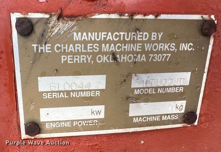 image for item KC9986 1994 Ditch Witch HT100  cable plow