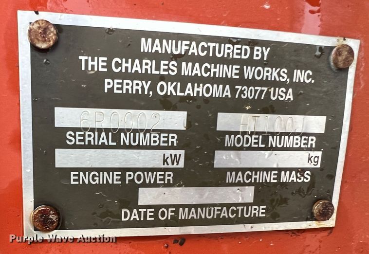 image for item KC9988 1998 Ditch Witch HT100  cable plow