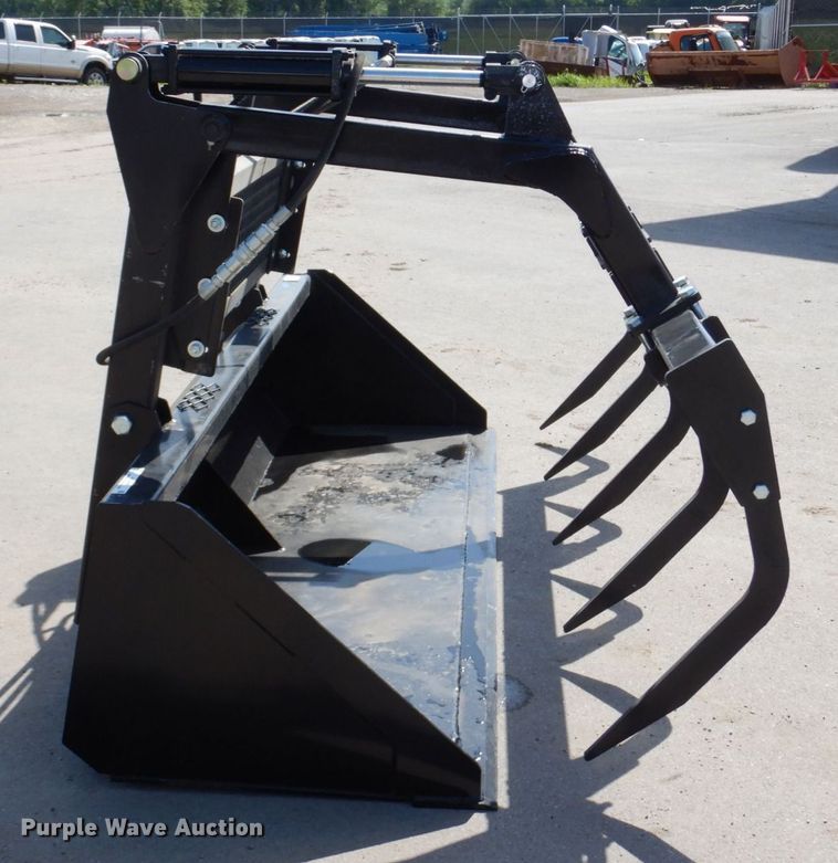 image for item KD9868 Industrias America 96BG  skid steer grapple bucket