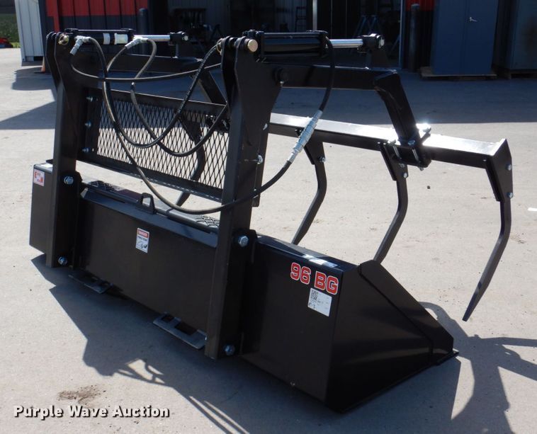 image for item KD9868 Industrias America 96BG  skid steer grapple bucket