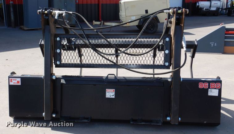 image for item KD9868 Industrias America 96BG  skid steer grapple bucket