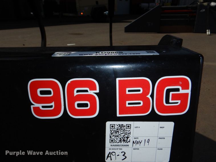 image for item KD9868 Industrias America 96BG  skid steer grapple bucket