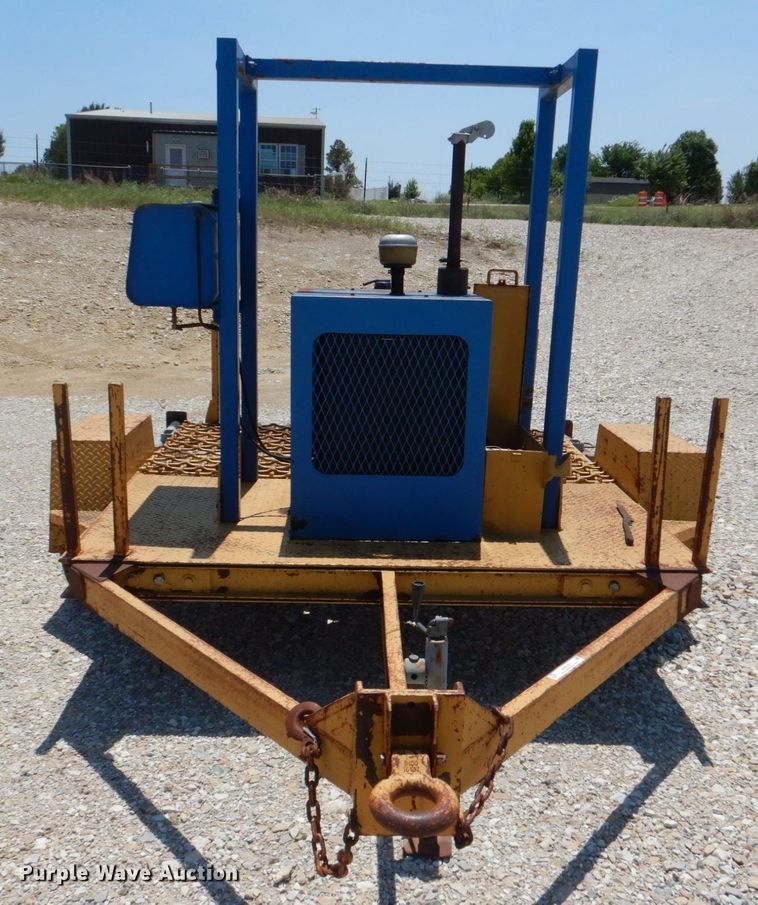 image for item KP9128 Shop built  irrigation pump trailer