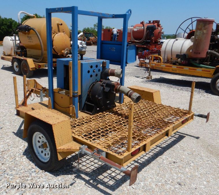 image for item KP9128 Shop built  irrigation pump trailer