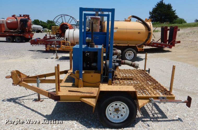 image for item KP9128 Shop built  irrigation pump trailer