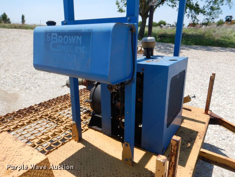 image for item KP9128 Shop built  irrigation pump trailer