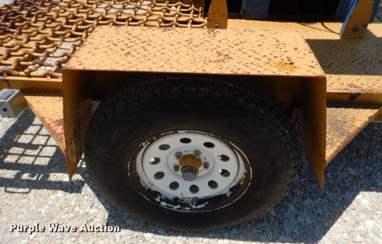 image for item KP9128 Shop built  irrigation pump trailer